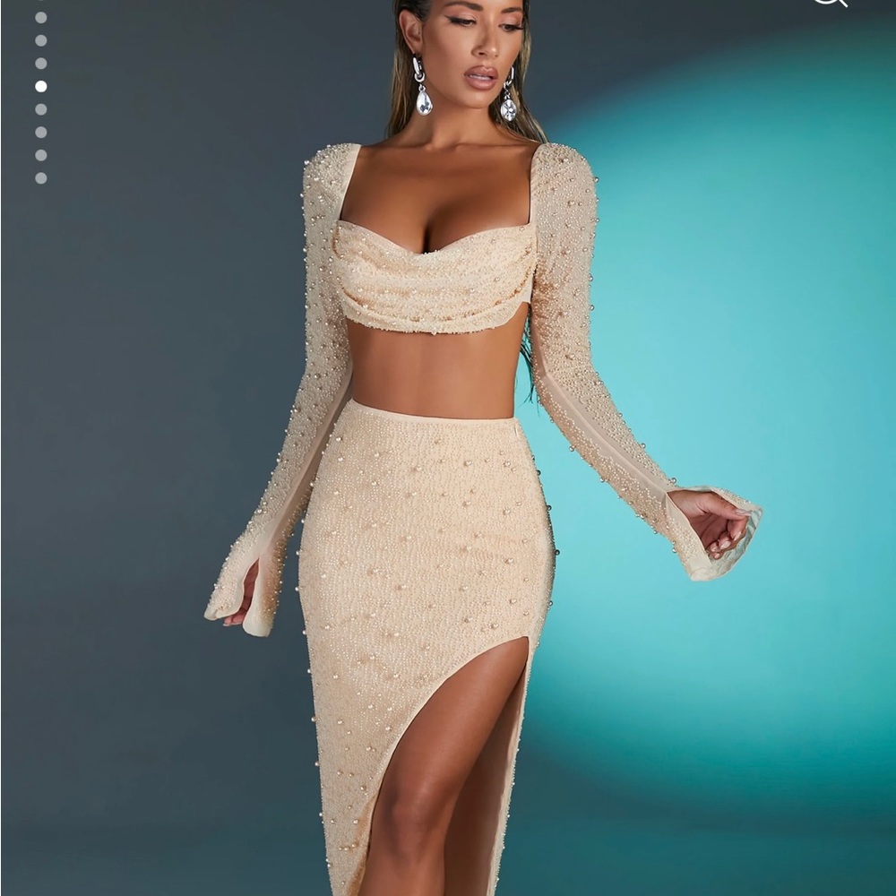 Oh Polly Embellished two piece outfit